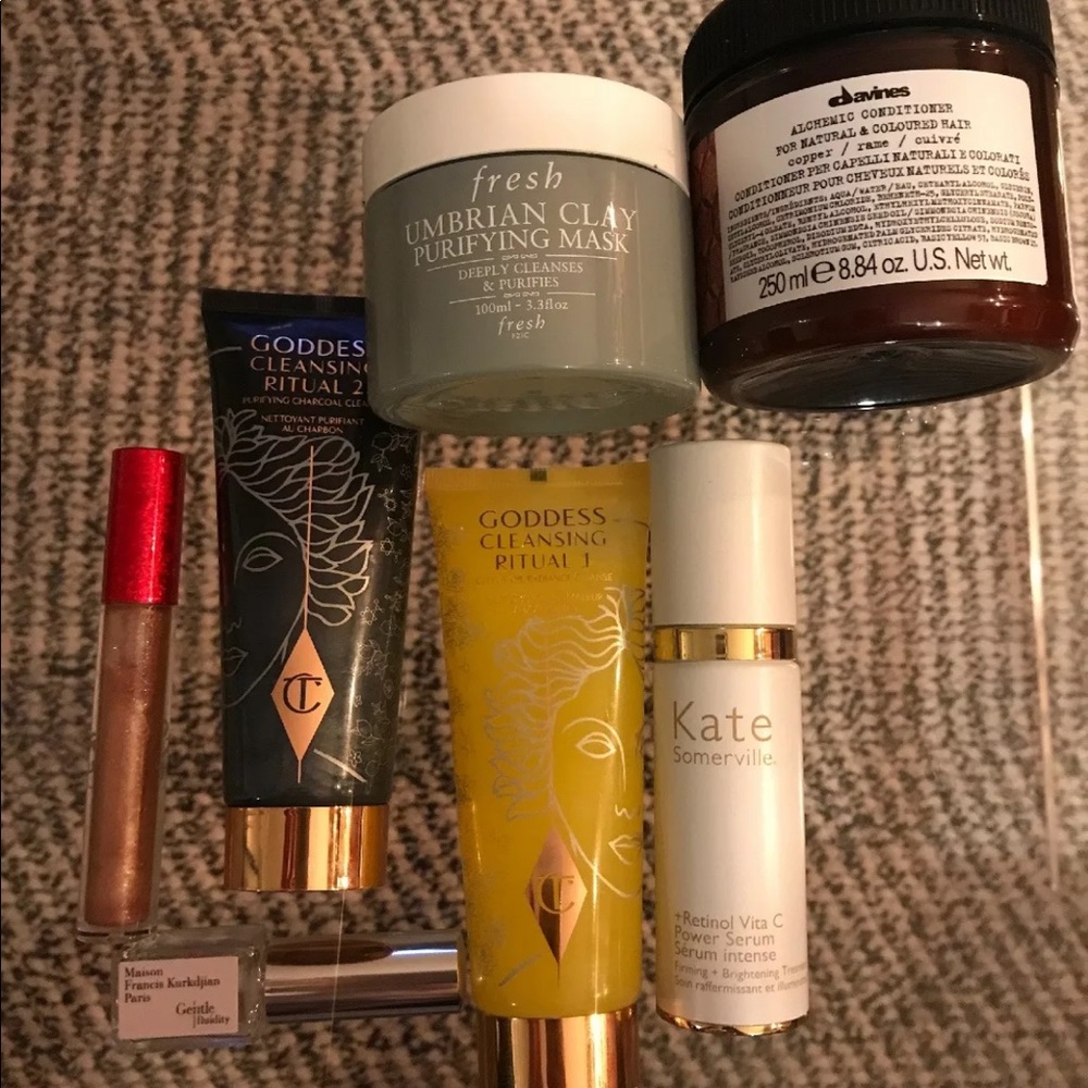 Beauty cosmetics lot. Fresh Davines Patrick Starr